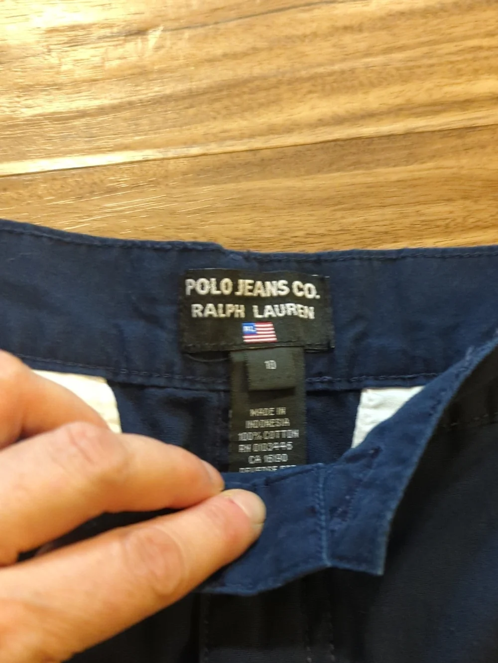 Polo Ralph Lauren Navy Cargo Shorts 10